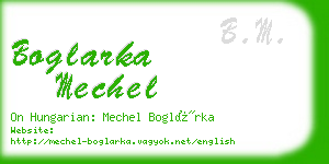 boglarka mechel business card